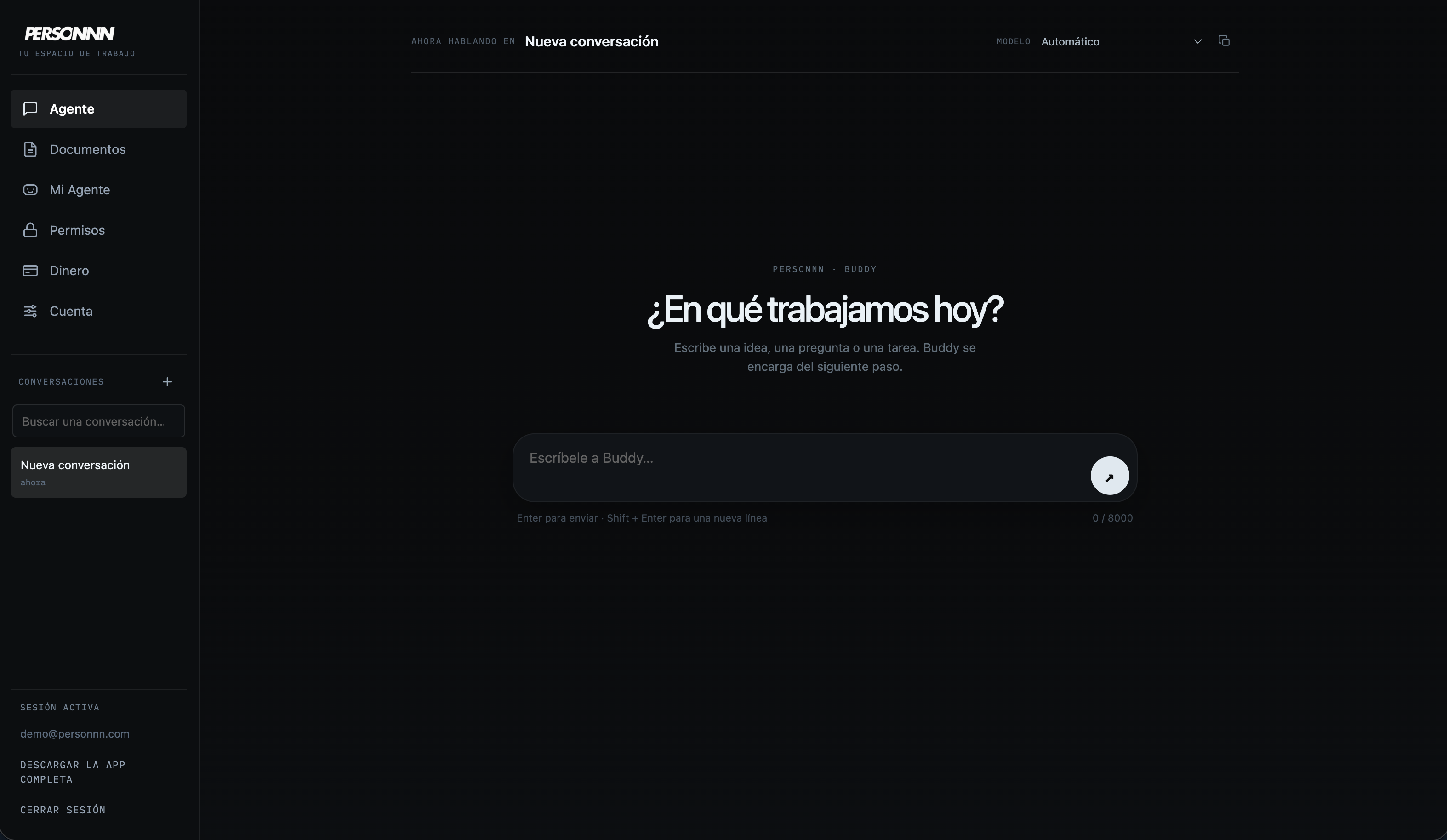 Buddy — tu Personnn en la web