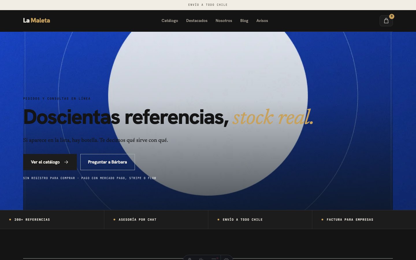 La Maleta: Destilados de especialidad