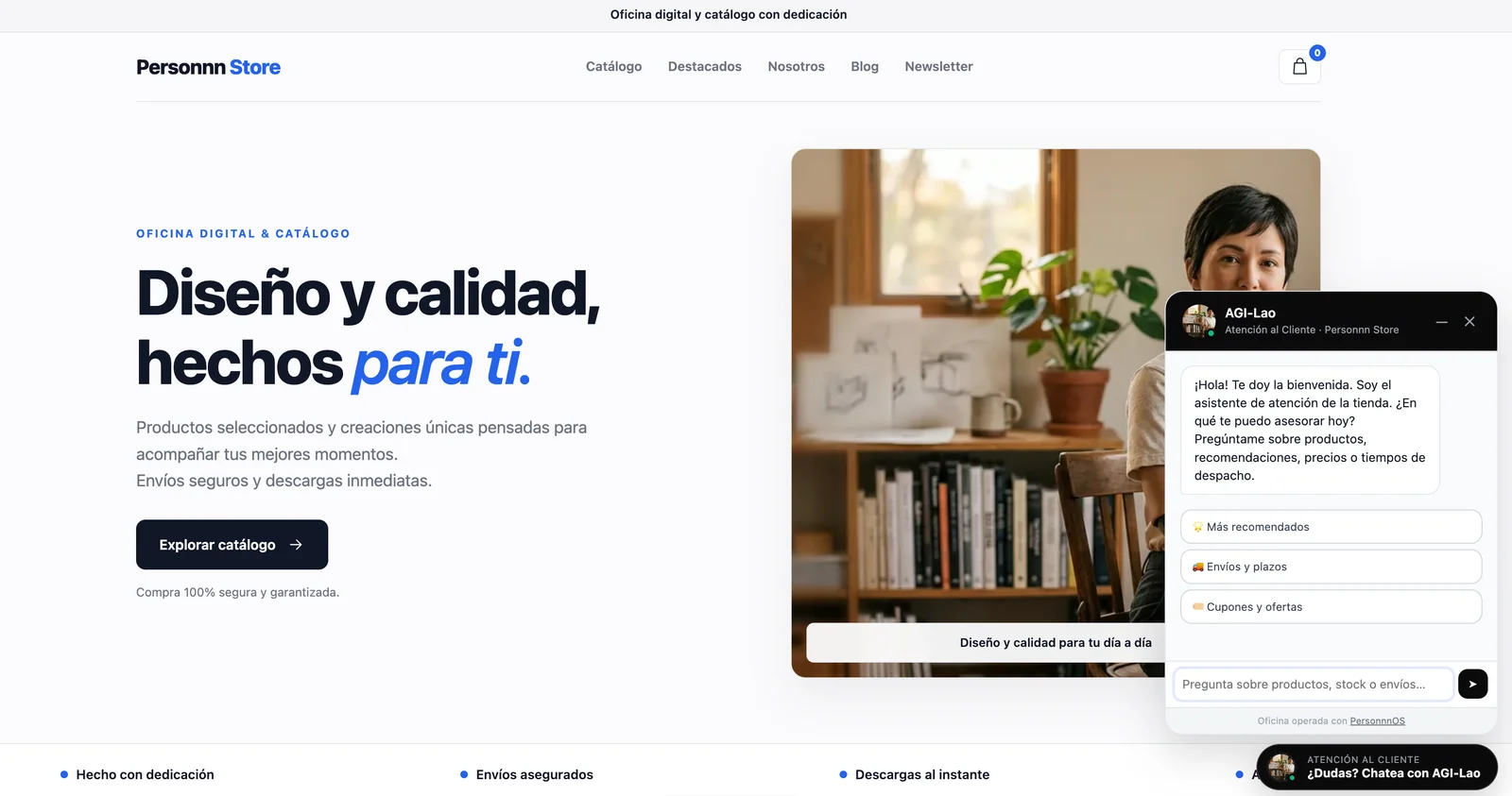 Tienda online operada por Personnn